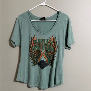 WOMANS HARLEY DAVIDSON SHIRT LARGE